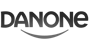 Logo of Danone.